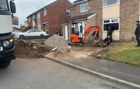 blackburn blockpaving driveway brickwall 05