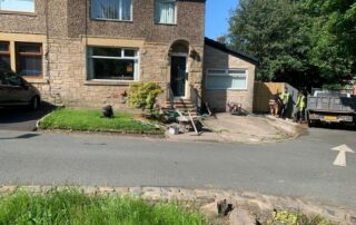 blackburn curved block paving driveway 13