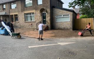 blackburn curved block paving driveway 16