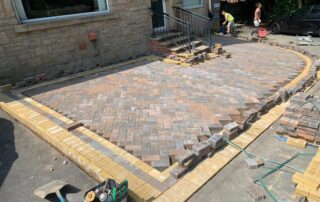 blackburn curved block paving driveway 22