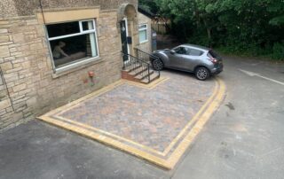 blackburn curved block paving driveway 23