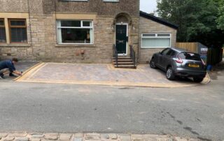 blackburn curved block paving driveway 25