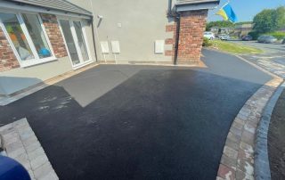 tarmac front driveway tegula block edging haslingden 81