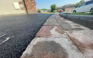 tarmac front driveway tegula block edging haslingden 82