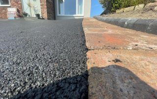 tarmac front driveway tegula block edging haslingden 83