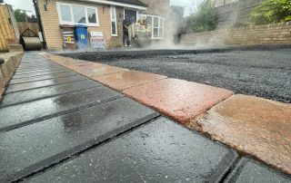 haslington driveway tarmac brick wall block paving 17