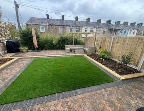 Accrington Garden Transformation – Patio, Artificial Grass, Fencing