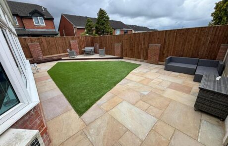 hebden bridge full garden transformation gravel patio fences 17
