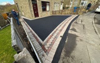 tarmac driveway with block paved border rosendale 02