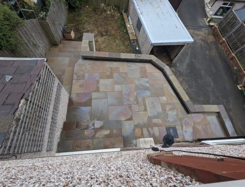 Raised Patio with Retaining Wall | Halifax