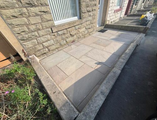 Indian Sandstone Front Garden Patio | Rossendale