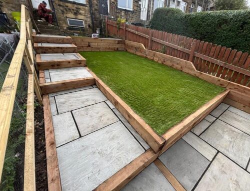 Multi-Level Indian Sandstone Patio | Keighley