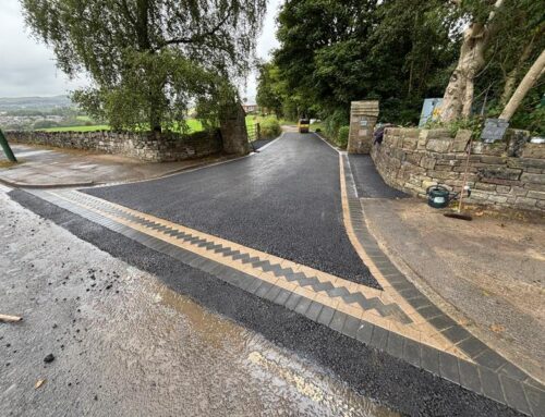 Large Tarmac Driveway with Paved Edges | Helmshore