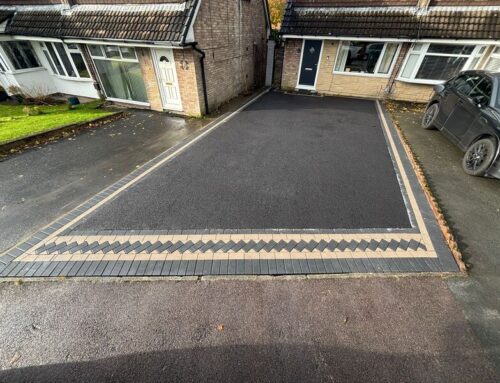 Tarmac Driveway with Block Paved Border | Bury