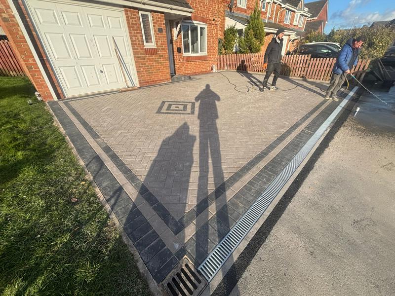 block paved driveway platform step bacup 14 block paved driveway platform step bacup 14