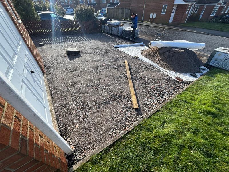block paved driveway platform step bacup 19 block paved driveway platform step bacup 19