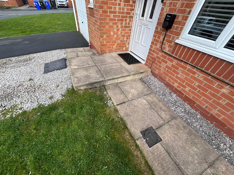 block paved driveway platform step bacup 22 block paved driveway platform step bacup 22