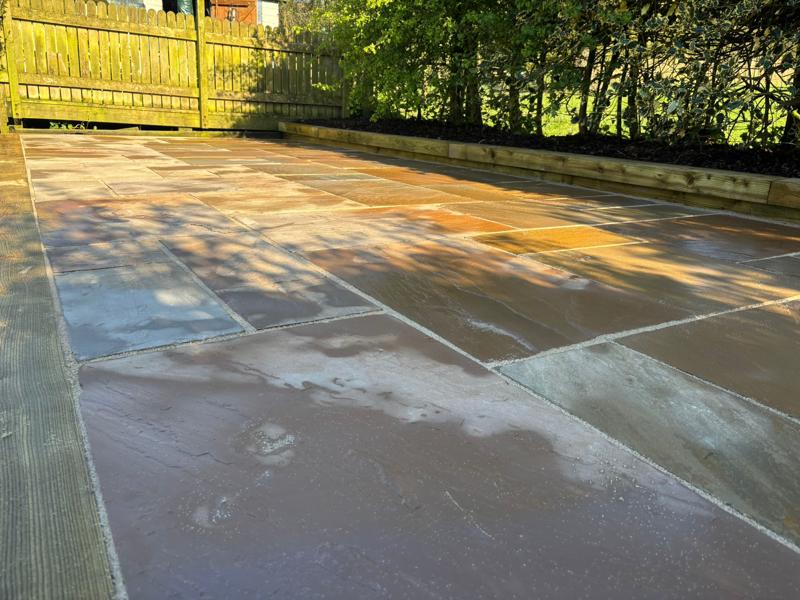 autumn indian sandstone patio rossendale 2