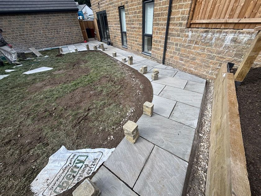 full patio front path redesign blackburn darwin 0008 full patio front path redesign blackburn darwin 0008